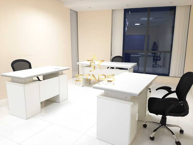 12 Fully Furnished | Bright Office | Near to Metro | No Commission