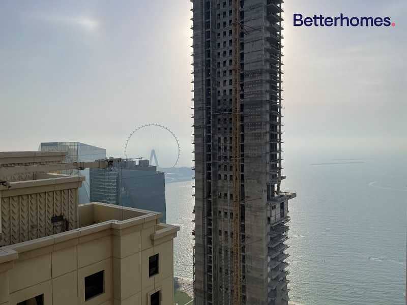 High floor I Sea View | Unfurnished | End July