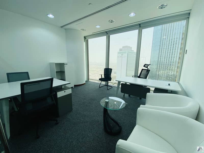 Fully Furnished Executive Office-Suitable for 5 to 6 staff -Linked with Burjuman Mall and Metro