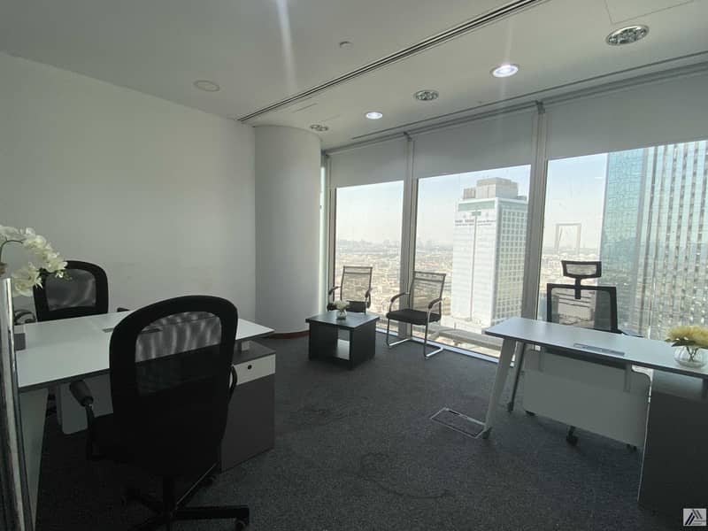 8 Fully Furnished Executive Office-Suitable for 5 to 6 staff -Linked with Burjuman Mall and Metro