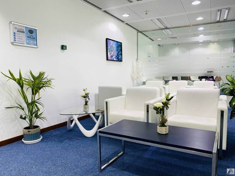 9 Fully Furnished Executive Office-Suitable for 5 to 6 staff -Linked with Burjuman Mall and Metro