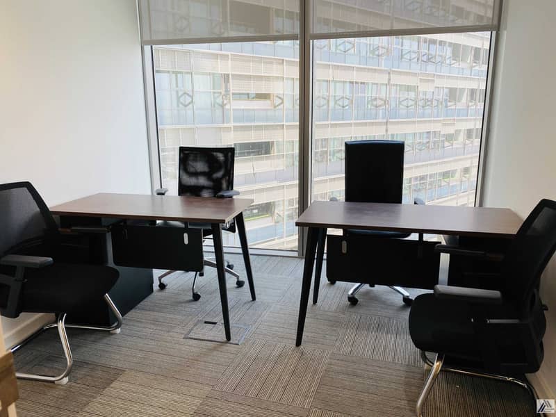 Serviced Furnish Office Suitable for 2 Staff / Meeting room facility / Linked with Burjuman Mall
