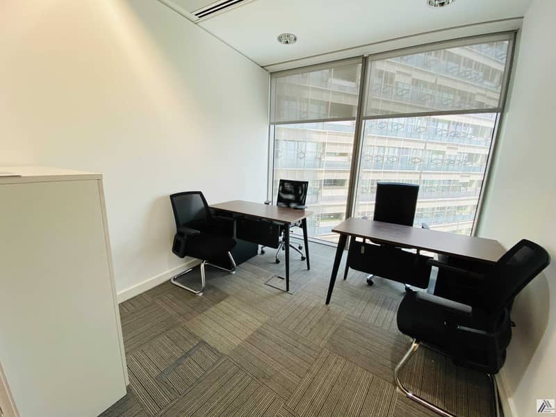 2 Serviced Furnish Office Suitable for 2 Staff / Meeting room facility / Linked with Burjuman Mall