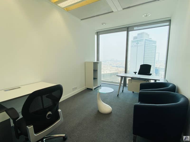 3 Serviced Furnish Office Suitable for 2 Staff / Meeting room facility / Linked with Burjuman Mall