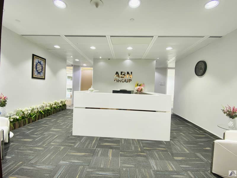 11 Serviced Furnish Office Suitable for 2 Staff / Meeting room facility / Linked with Burjuman Mall