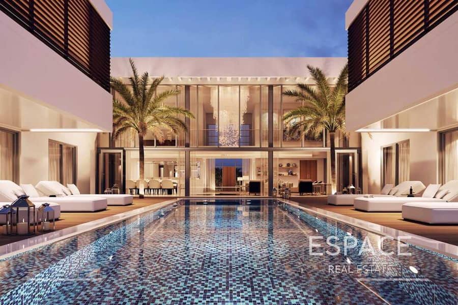 Bespoke 6 Bed Luxury Waterfront Villa | Hand Over 2022