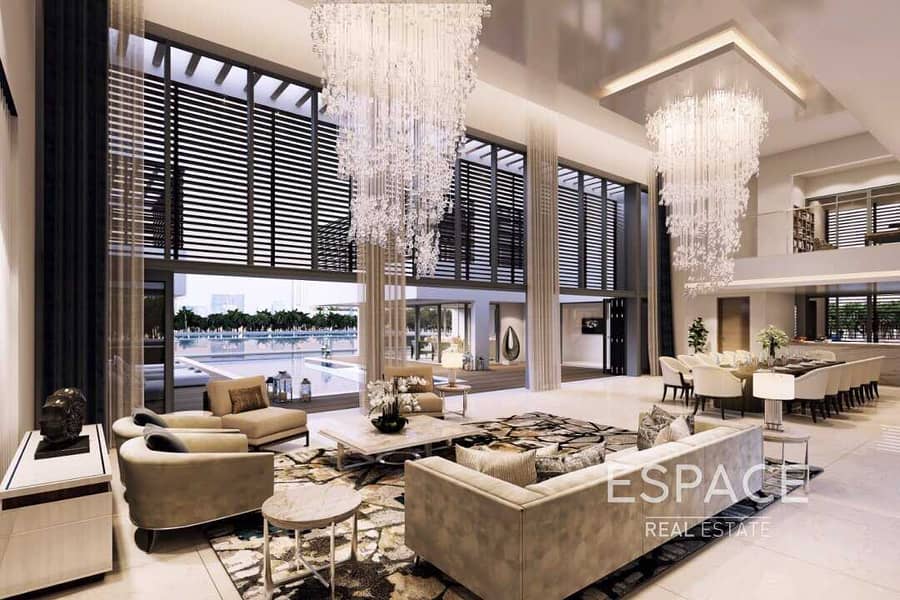 4 Bespoke 6 Bed Luxury Waterfront Villa | Hand Over 2022
