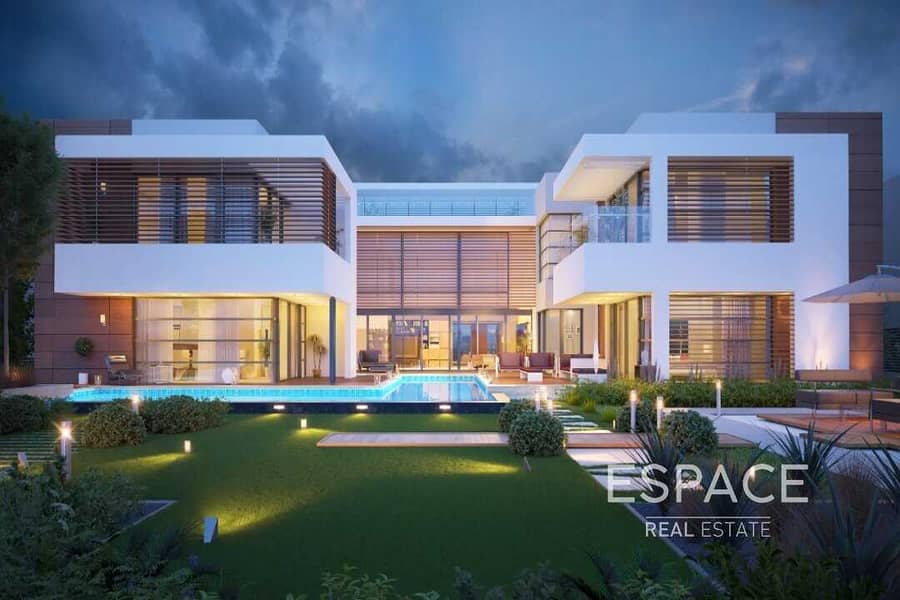10 Bespoke 6 Bed Luxury Waterfront Villa | Hand Over 2022