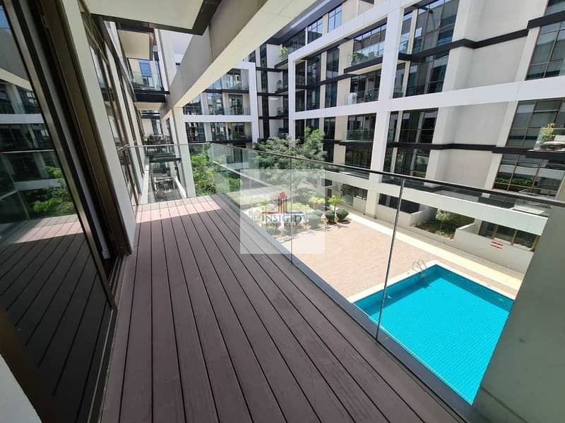 14 BRIGHT  | 1 B/R | POOL VIEW | WITH BALCONY