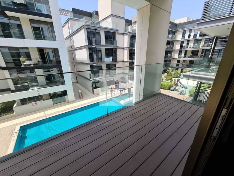 15 BRIGHT  | 1 B/R | POOL VIEW | WITH BALCONY