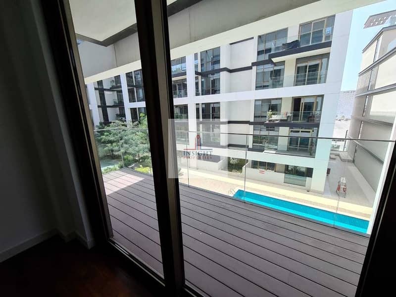 16 BRIGHT  | 1 B/R | POOL VIEW | WITH BALCONY