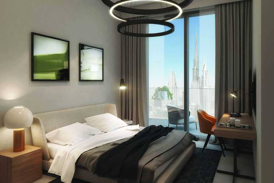 10 Elegant design | studio type | Burj Khalifa view