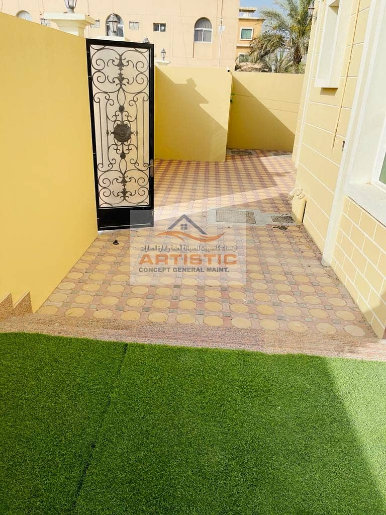 10 3BEDROOM HALL MAJLIS WITH SEPARATE DOOR AVIALABLE IN AL RAHBA