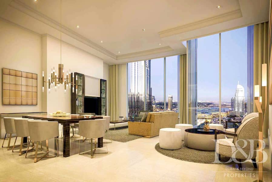 10 BURJ AND FOUNTAIN VIEW - PAY ONLY HALF IN 3 YEARS