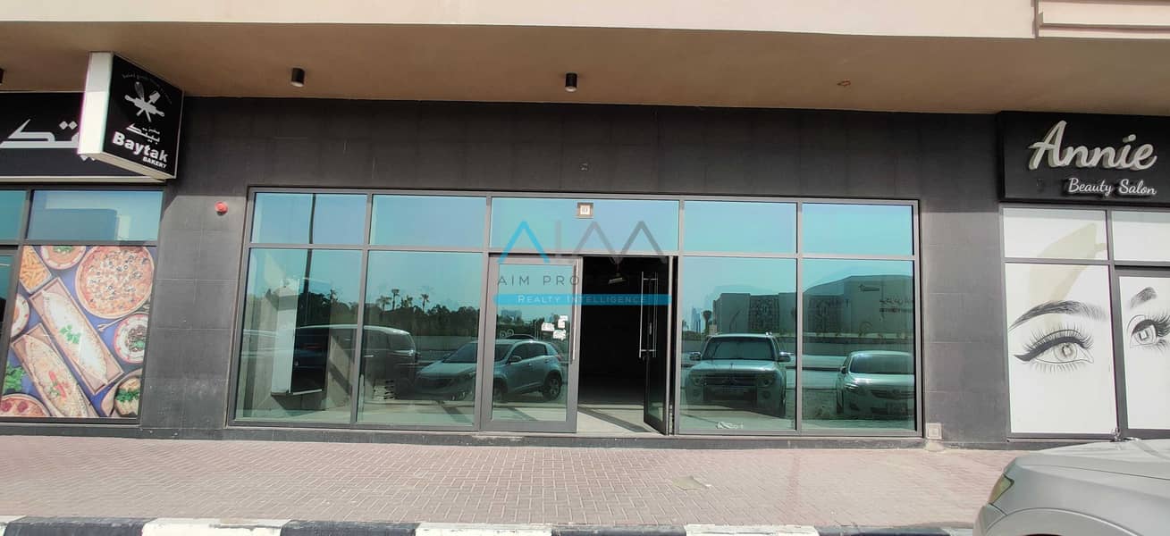 5 ELEGANT RETAIL SPACE| ROAD FACING | CLASSIC PRICE | VERY EASY IN & OUT | AL JADDAF | NICE RESIDENTIAL BUILDING