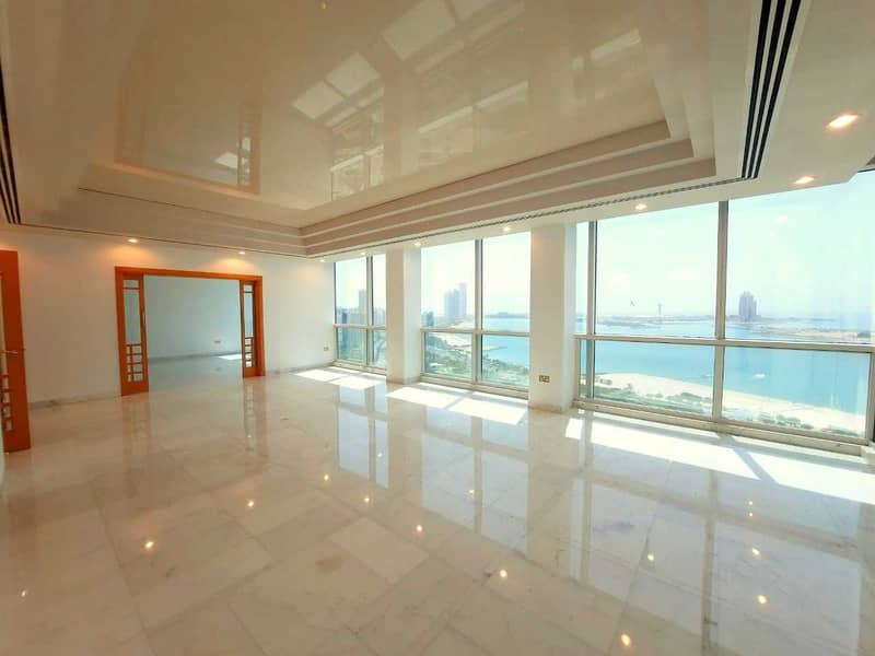 FULL SEA VIEW !!! SUPER SPECIOUS 4 BHK WITH GUEST BEDROOM , MAID ROOM , LAUNDRY AND STORE ROOM