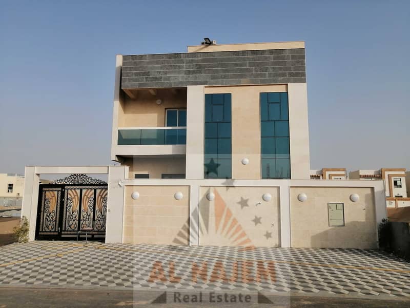Exchange your old villa and own your new villa without down payment in Al Zahia, AjmanSale of a new villa without payment on the main street with a mo