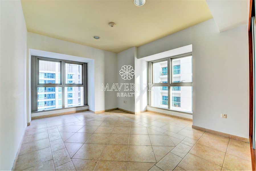 6 Sea View | Spacious 2BR | High Floor | 4 Cheqs