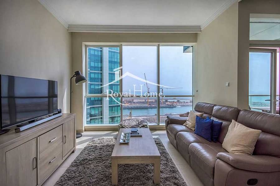Marvelous Sea View 2 BR + Maid-room Apartment