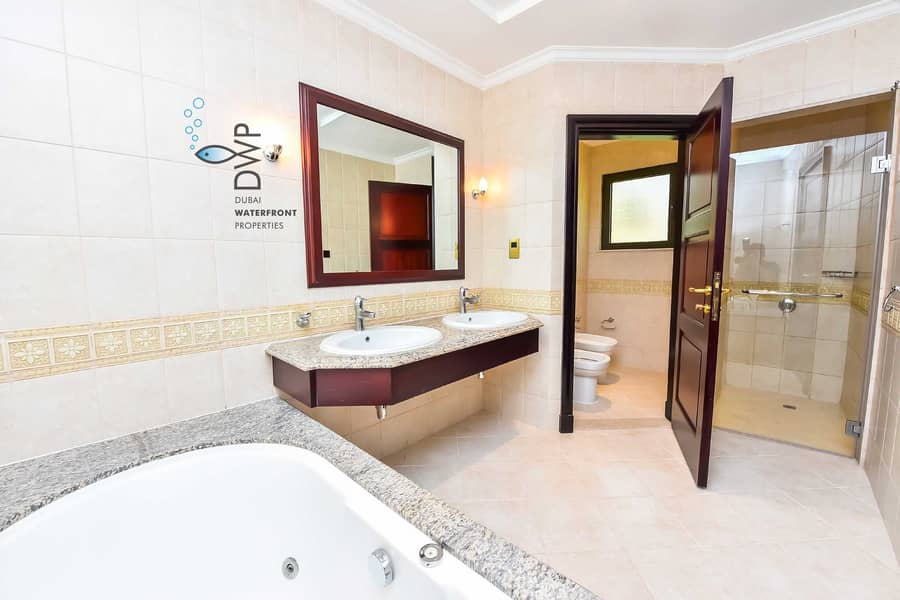 14 Exclusive Palm Jumeirah Canal Cove F36 | 3BR Villa + Study + Maids Room | Full 5* Maintenance Package inclusive of rent