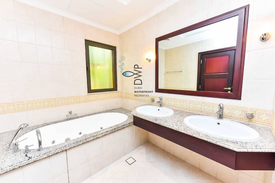 15 Exclusive Palm Jumeirah Canal Cove F36 | 3BR Villa + Study + Maids Room | Full 5* Maintenance Package inclusive of rent