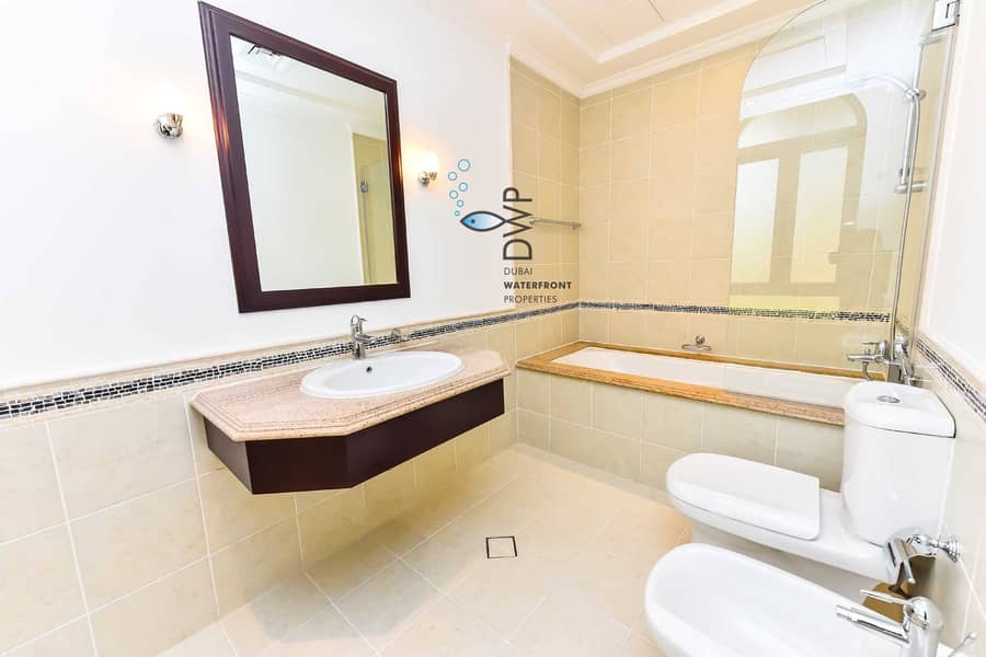 18 Exclusive Palm Jumeirah Canal Cove F36 | 3BR Villa + Study + Maids Room | Full 5* Maintenance Package inclusive of rent