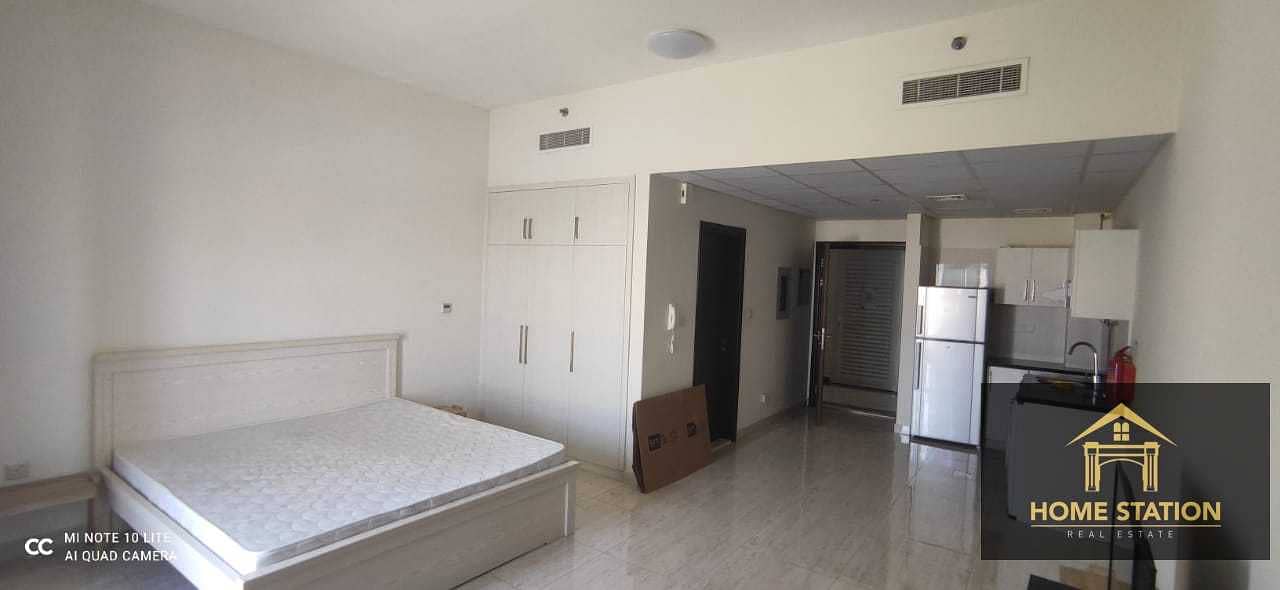 8 Furnished large and spacious studio for at a prime location in phaseII international city  22222/2 chqs