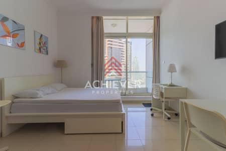 استوديو للايجار في دبي مارينا، دبي - Furnished I Well Maintained I Marina | Sea View استوديو للايجار في دبي مارينا، دبي - Furnished I Well Maintained I Marina | Sea View
