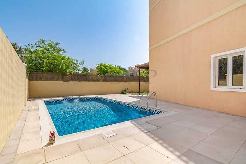 12 Mazaya A2 | 5 beds  with private pool park view close to GEMS school |