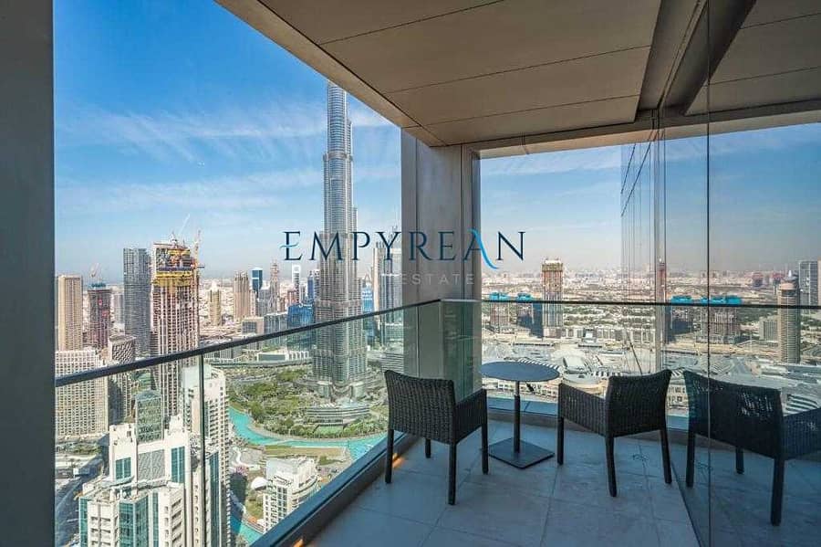 5 Elegant Luxurios 5BR Penthouse / Burj Khalifa View / Fully Furnished