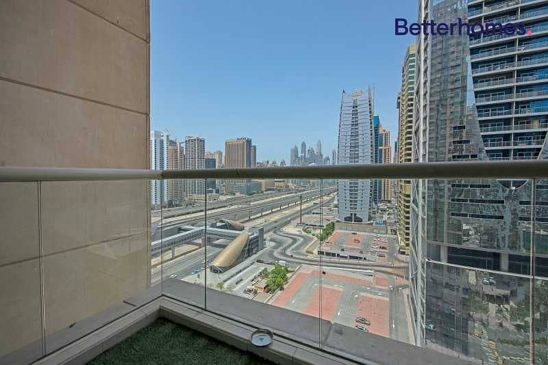 10 Furnished |Close to Metro |Balcony|Multiple Chqs