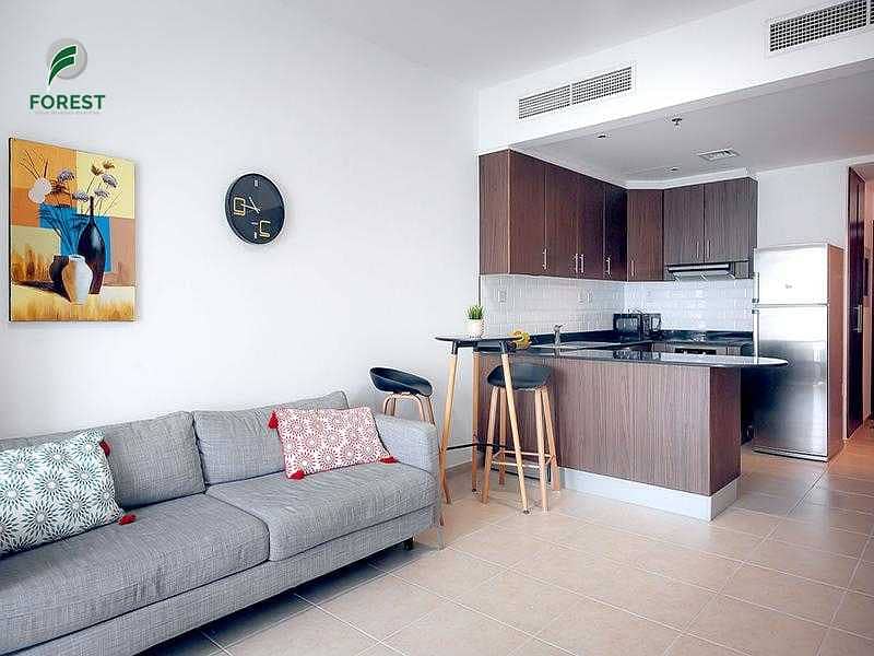 4 Newly Upgraded | 1BR with Sea View | Furnished