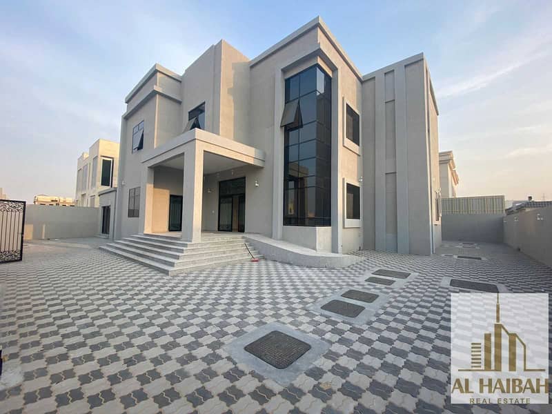 For sale a new two-storey villa in Al-Hoshi area with a very special location extension
