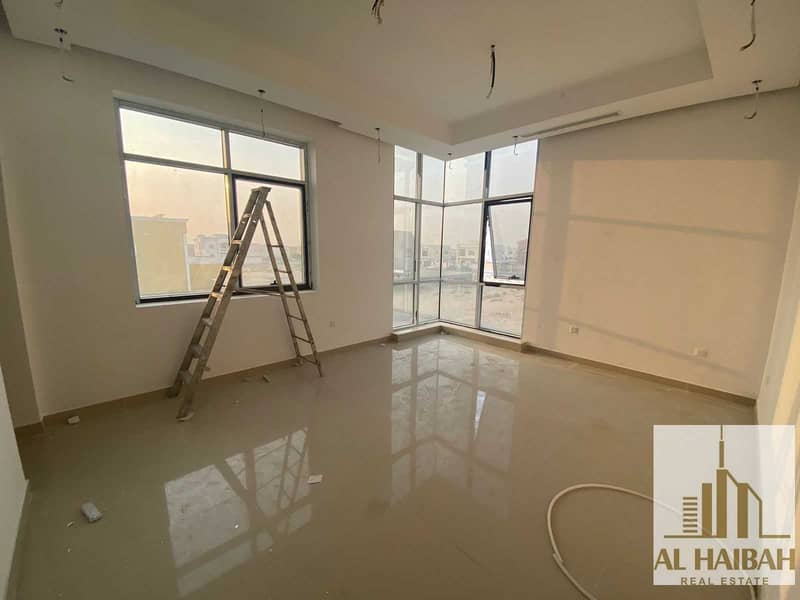 6 For sale a new two-storey villa in Al-Hoshi area with a very special location extension