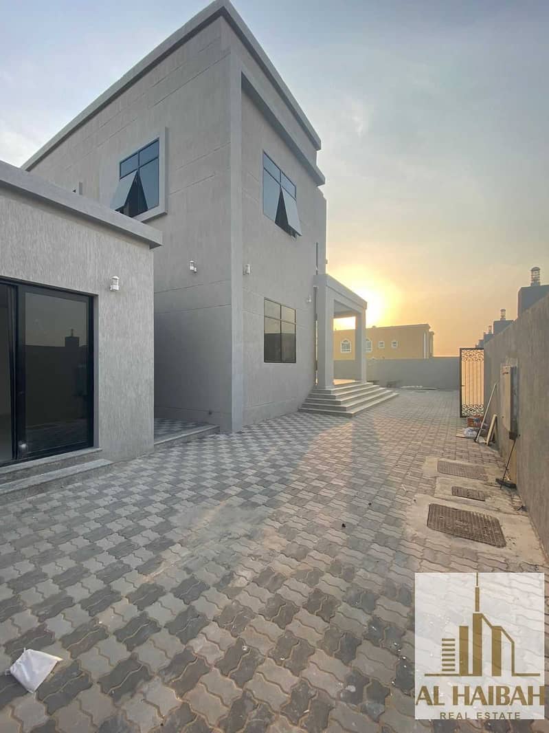 16 For sale a new two-storey villa in Al-Hoshi area with a very special location extension