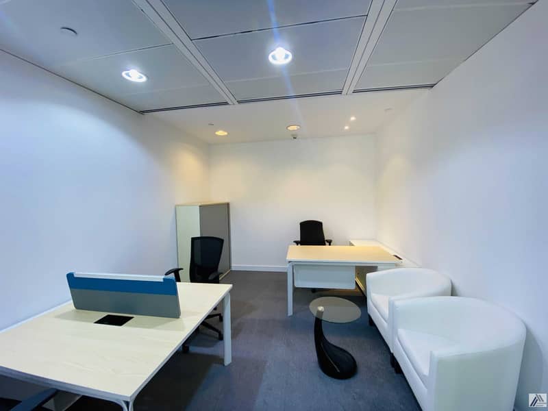2 Furnished -Serviced -office -Suitable for 4 staff -Conference room facility -Linked with Metro