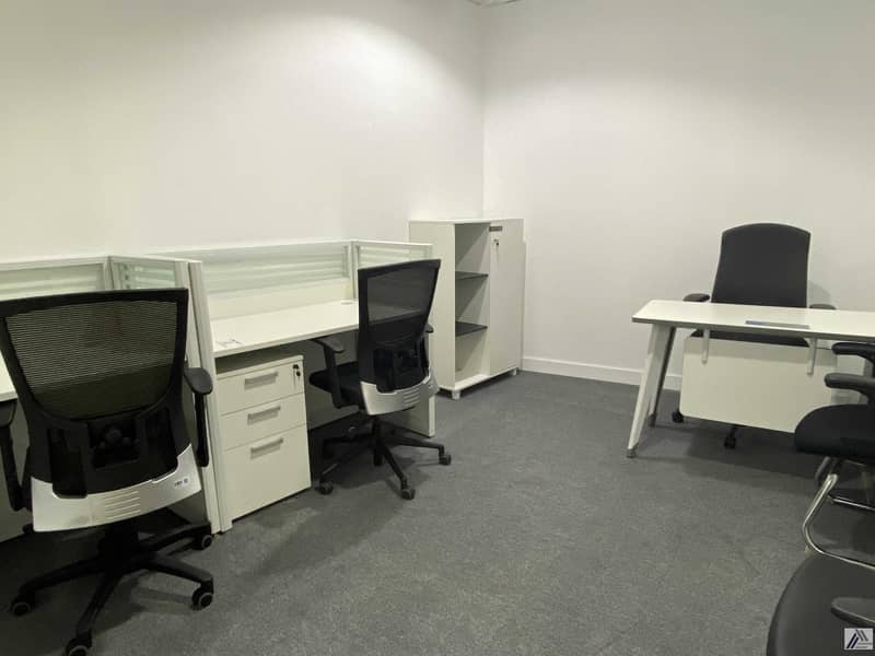 4 Furnished -Serviced -office -Suitable for 4 staff -Conference room facility -Linked with Metro