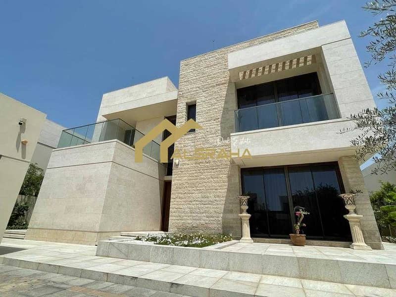 8 For sale villa in (Saadiyat Island - HIDD Al Saadiyat) Type 5A