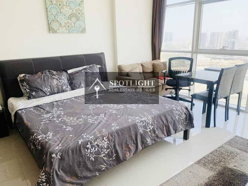 5 LUXURY FURNISHED STUDIO | REEF RESIDENCE JVC  | 3900AED MONTHLY|DEWA FREE|