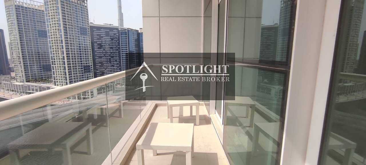 2 Fully Furnished 1 bedroom | Lake  plus Burj khalifa view | Business Bay