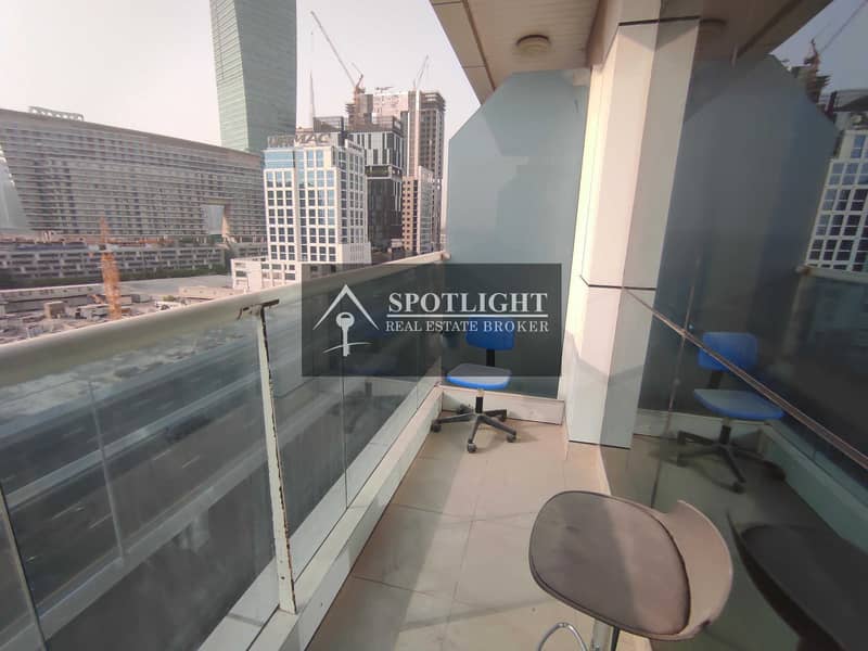 10 Studio with balcony | Safeer Tower 1 | Business Bay