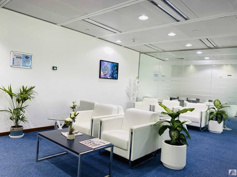 2 Serviced Furnish Office Suitable for 5 Staff / Meeting room facility / Linked with Burjuman Mall