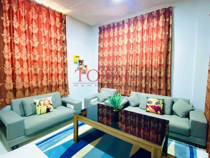 1 BR Fully Furnished | Monthly Basis | including FEWA