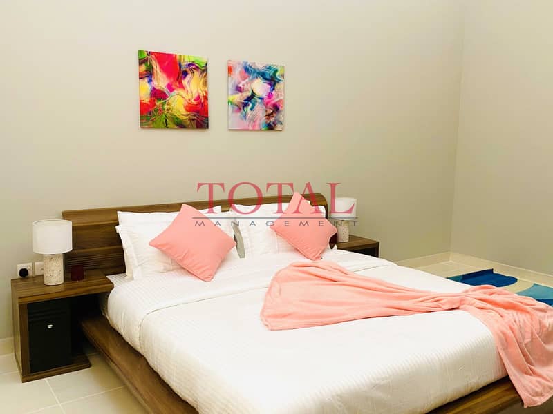 3 1 BR Fully Furnished | Monthly Basis | including FEWA