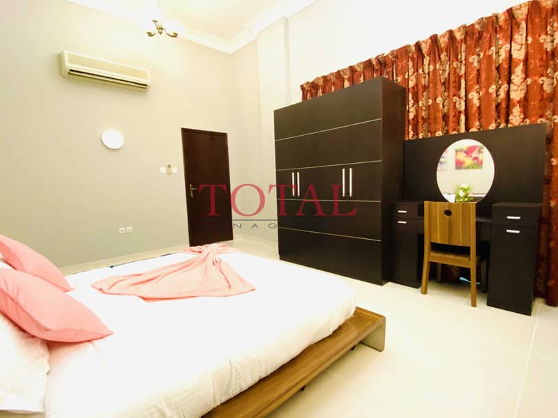 4 1 BR Fully Furnished | Monthly Basis | including FEWA