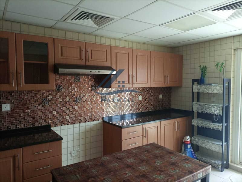 14 Spacious 2 Bedroom unfurnished + maid room