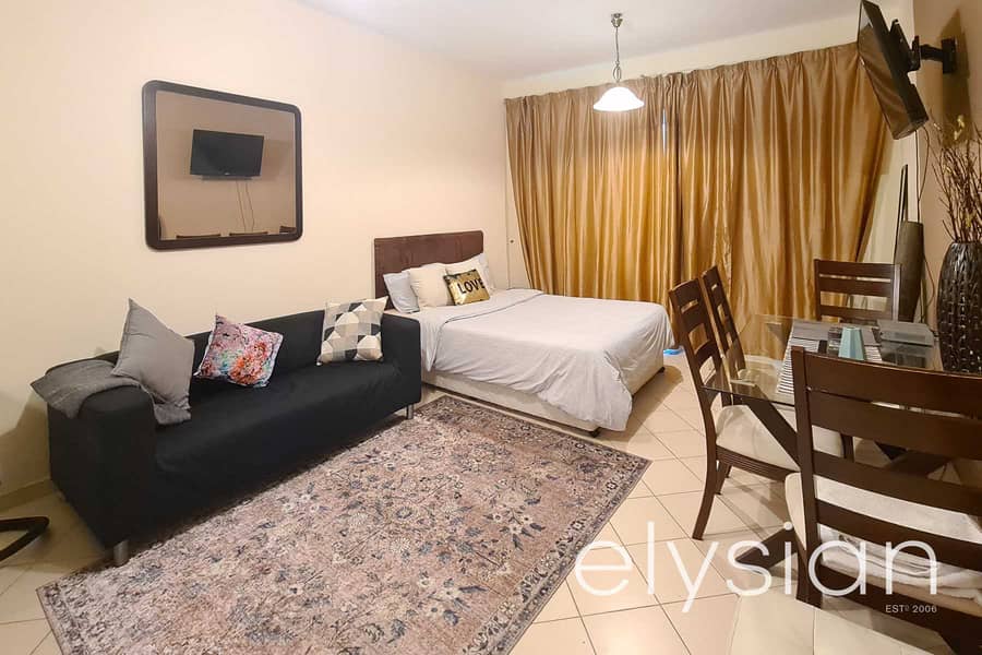 Furnished Studio | Lake View | Multiple Cheques