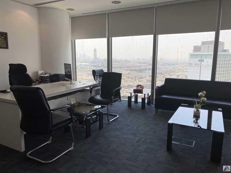 11 Amazing offer Fully Furnished Serviced office with 6 Smart Cabins and  separate  reception