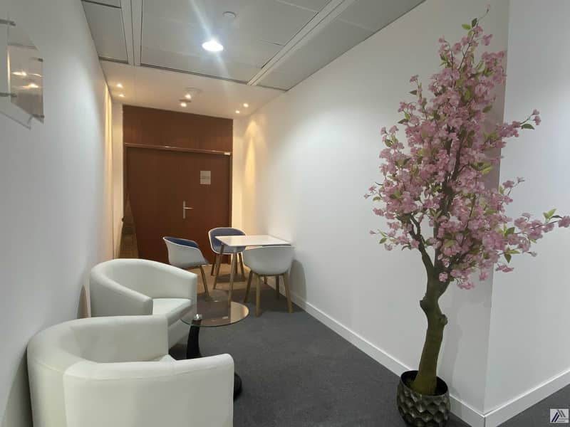 12 Amazing offer Fully Furnished Serviced office with 6 Smart Cabins and  separate  reception