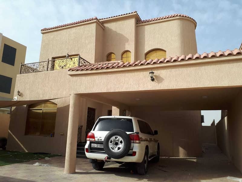 Hot Deal Villa for rent with AC | Spacious and luxury | Big majlis and 2 hall on main road in Al Rawda Ajman